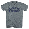 Chicago Refugee Womens Tri-Blend Junior Cut T-Shirt by Tribe Lacrosse