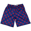 Chicago All Over Stars Lacrosse Shorts in Navy by Tribe Head Lacrosse