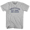 Coeur D'Alene City Park And Beach Womens Cotton Junior Cut T-Shirt by Tribe Lacrosse