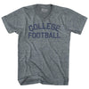 College Football Tri-Blend V-neck Womens Junior Cut T-shirt by Tribe Lacrosse