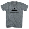 Come And Take It Tri-Blend V-neck Womens Junior Cut T-shirt by Tribe Lacrosse