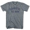 Compete To Win Womens Tri-Blend Junior Cut T-Shirt by Tribe Lacrosse