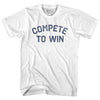 Compete To Win Womens Cotton Junior Cut T-Shirt by Tribe Lacrosse