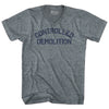 Controlled Demolition Tri-Blend V-neck Womens Junior Cut T-shirt by Tribe Lacrosse