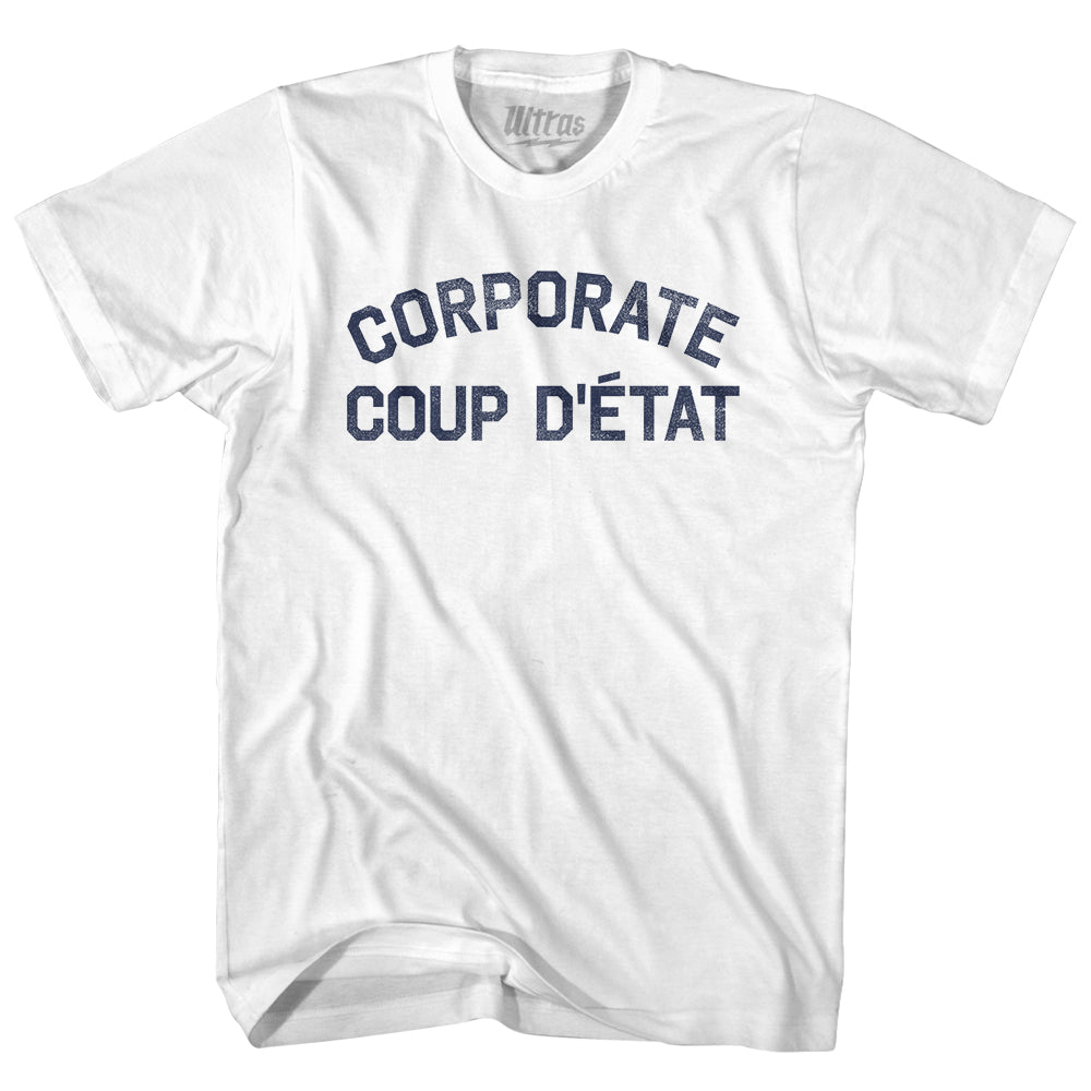 Corporate Coup D'e�tat Womens Cotton Junior Cut T-Shirt by Tribe Lacrosse