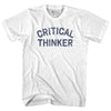Critical Thinker Womens Cotton Junior Cut T-Shirt by Tribe Lacrosse