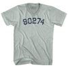Custom 5 Digit Zip Code Adult Tri-Blend V-neck T-shirt by Tribe Lacrosse