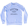 Custom Baseball Adult Tri-Blend Sweatshirt by Tribe Lacrosse