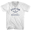 Custom Baseball Adult Tri-Blend V-neck T-shirt by Tribe Lacrosse