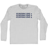 Custom Cooper Font Adult Cotton Long Sleeve T-shirt Tribe Lacrosse