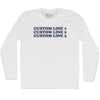 Custom Cooper Font Adult Cotton Long Sleeve T-shirt Tribe Lacrosse
