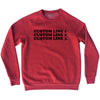 Custom Cooper Font Adult Tri-Blend Sweatshirt Tribe Lacrosse