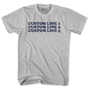 Custom Cooper Font Adult Cotton T-shirt Tribe Lacrosse