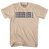 Custom Cooper Font Adult Cotton T-shirt Tribe Lacrosse