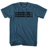 Custom Cooper Font Adult Cotton T-shirt Tribe Lacrosse