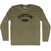 Custom Cross Country XC Adult Tri-Blend Long Sleeve T-shirt by Tribe Lacrosse