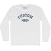 Custom Cross Country XC Adult Cotton Long Sleeve T-shirt by Tribe Lacrosse