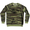 Custom Cross Country XC Adult Tri-Blend Sweatshirt by Tribe Lacrosse