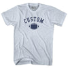 Custom Football Adult Tri-Blend T-shirt by Tribe Lacrosse