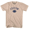 Custom Football Adult Cotton T-shirt by Tribe Lacrosse
