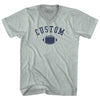 Custom Football Adult Tri-Blend V-neck T-shirt by Tribe Lacrosse