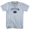 Custom Football Adult Tri-Blend V-neck T-shirt by Tribe Lacrosse
