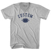 Custom Football Adult Tri-Blend V-neck T-shirt by Tribe Lacrosse