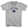 Custom Football Adult Cotton V-neck T-shirt by Tribe Lacrosse