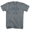 Custom Golf Cart Womens Tri-Blend Junior Cut T-Shirt by Tribe Lacrosse
