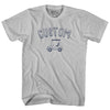 Custom Golf Cart Adult Cotton T-shirt by Tribe Lacrosse