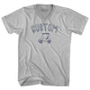 Custom Golf Cart Adult Tri-Blend V-neck T-shirt by Tribe Lacrosse