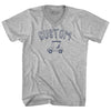 Custom Golf Cart Adult Cotton V-neck T-shirt by Tribe Lacrosse