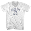 Custom Golf Cart Adult Tri-Blend V-neck T-shirt by Tribe Lacrosse