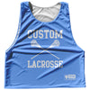 Custom Lacrosse Blue Carolina and White Reversible Lacrosse Pinnie by Tribe Lacrosse