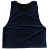 Custom Lacrosse Blue Navy and Black Reversible Lacrosse Pinnie by Tribe Lacrosse