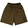 Custom Lacrosse Brown Dark Black Art Lacrosse Shorts Made In USA by Tribe Lacrosse