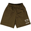 Custom Lacrosse Brown Dark Lacrosse Shorts Made In USA by Tribe Lacrosse