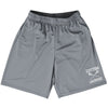 Custom Lacrosse Grey Dark Lacrosse Shorts Made In USA by Tribe Lacrosse