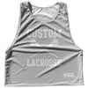 Custom Lacrosse Grey Medium and White Reversible Lacrosse Pinnie by Tribe Lacrosse