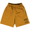 Custom Lacrosse Orange Burnt Black Art Lacrosse Shorts Made In USA by Tribe Lacrosse