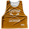Custom Lacrosse Orange Burnt and White Reversible Lacrosse Pinnie by Tribe Lacrosse