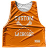 Custom Lacrosse Orange Tennessee and White Reversible Lacrosse Pinnie by Tribe Lacrosse