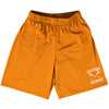 Custom Lacrosse Orange Tennessee Lacrosse Shorts Made In USA by Tribe Lacrosse