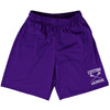 Custom Lacrosse Purple Lakers Lacrosse Shorts Made In USA by Tribe Lacrosse
