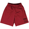 Custom Lacrosse Red Cardinal Black Art Lacrosse Shorts Made In USA by Tribe Lacrosse