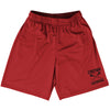 Custom Lacrosse Red Dark Black Art Lacrosse Shorts Made In USA by Tribe Lacrosse