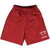 Custom Lacrosse Red Dark Lacrosse Shorts Made In USA by Tribe Lacrosse