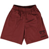 Custom Lacrosse Red Maroon Black Art Lacrosse Shorts Made In USA by Tribe Lacrosse