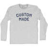 Custom Made Adult Cotton Long Sleeve T-shirt by Tribe Lacrosse