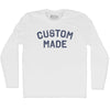 Custom Made Adult Cotton Long Sleeve T-shirt by Tribe Lacrosse
